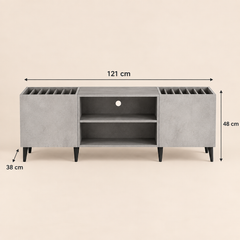 Meuble Vinyle Concrete