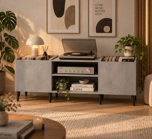 Meuble Vinyle Concrete